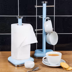 Swan Retro Support de papier toilette sur table Fer Bleu - Vue supplémentaire 4