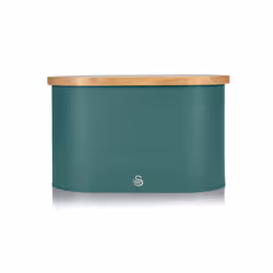 Swan SWKA17512GREN Boîte à pain Ovale Vert Acier