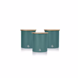 Swan SWKA17513GREN boîte de rangement pour cuisine Ensemble de service à thé + café + sucre 0,84 L - Vue supplémentaire 4