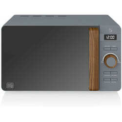 SM22036GRYNEU Micro-ondes Digital 20L Design Moderne Nordic 800W Gris - Swan