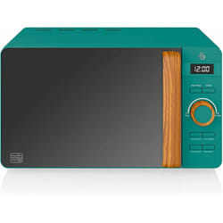 SM22036GRENEU Micro-ondes Digital 20L Design Moderne Nordic 800W Vert - Swan