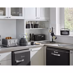 Swan SWKA1024BN boîte de rangement pour cuisine Ensemble de service à thé + café + sucre 1,2 L