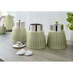 Swan SWKA1024GN boîte de rangement pour cuisine Ensemble de service à thé + café + sucre 1,2 L