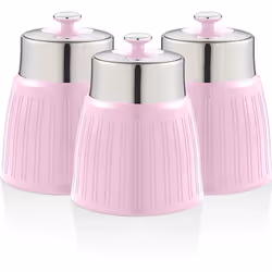 L'ensemble de 3 bocaux Swan offre non seulement un design élégant mais aussi une grande capacité de stockage pour les épices, ...