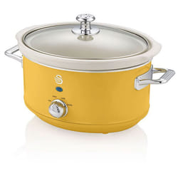 Mijoteuse - SWAN - SF17021YELNEU - 35L - Céramique Antiadhésive - 200W Jaune