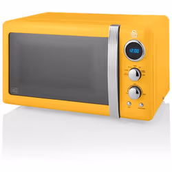 Profitez des caractéristiques d'un micro-ondes de haute qualité, à la pointe de la technologie, avec un design rétro qui ajou ...