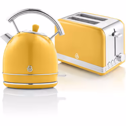 Description générale L'ensemble petit-déjeuner Swan Retro est idéal pour préparer des toasts, du café et bien plus. Avec un d ...