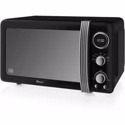 Profitez des caractéristiques d'un micro-ondes de haute qualité, à la pointe de la technologie, avec un design rétro qui ajou ...