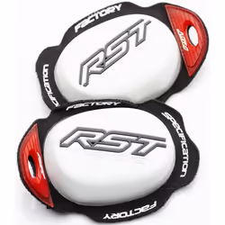 RST Factory Curseurs de genou, blanc