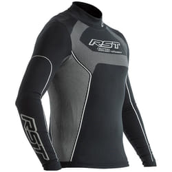 RST Tech X Coolmax Chemise fonctionnelle, noir-gris, taille L XL pour Hommes