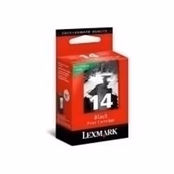 Lexmark No.14 Black Return Program Print Cartridge, 1 Cartridge