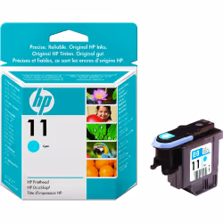 HP 11 cartouche d'encre cyan authentique, Rendement standard, Encre à colorant, Encre à colorant, 28 ml, 1 pièce(s), Paquet u ...