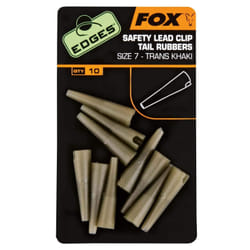 Manchon Fox Edges Size 7 Lead Clip Tail Rubbers
