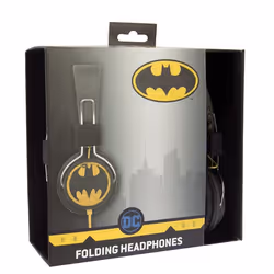 OTL Technologies DC Comics Batman Vintage Logo Noir, Jaune