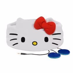 OTL Technologies Hello Kitty HK0798, Avec fil, 20 - 20000 Hz, Musique, 50 g, Écouteurs, Rouge, Blanc