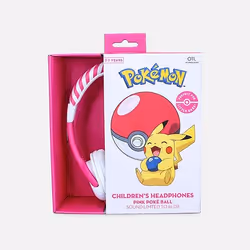 OTL Technologies Pokémon Pokéball Pink Kids Rose, Blanc - Vue supplémentaire 4
