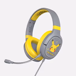 OTL Technologies Pokémon PK0862, Avec fil, Jouer, 230 g, Écouteurs, Gris, Jaune