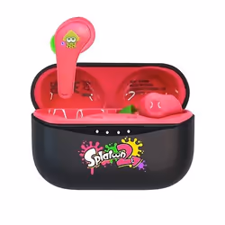 OTL Technologies Nintendo Spatoon 2, Sans fil, Appels/Musique, 20 - 20000 Hz, 42 g, Écouteurs, Noir, Rouge