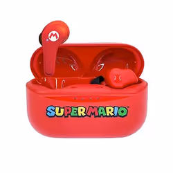 OTL Technologies Super Mario , Sans fil, Appels/Musique, 20 - 20000 Hz, 42 g, Écouteurs, Rouge