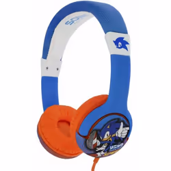 OTL Technologies SEGA Sonic the Hedgehog Kids, Avec fil, Jouer, 20 - 20000 Hz, 88 g, Écouteurs, Multicolore