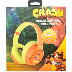 Casque sans fil - OTL Technologies - Crash Bandicoot - LED - Bluetooth V5.3 - 50h autonomie