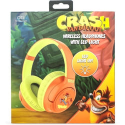 Casque sans fil - OTL Technologies - Crash Bandicoot - LED - Bluetooth V5.3 - 50h autonomie