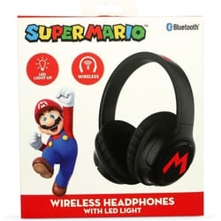 Écouteurs sans fil - OTL Technologies - Super Mario - Pliables - Bluetooth V5.3 - LED intégrée