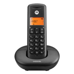 Motorola E201 Téléphone DECT Identification de l'appelant Noir