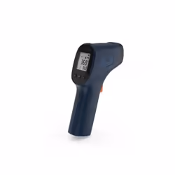 Motorola TE-93, Thermomètre à distance, Bleu, Front, Boutons, °C, °F, Température corporelle