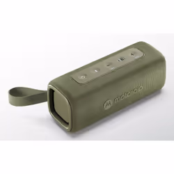 Motorola ROKR 600, 30 W, Sans fil, 10 m, Enceinte portable stéréo, Vert, Boutons