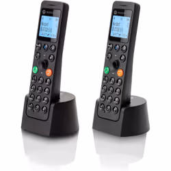 Motorola DOT202 Twin Téléphone DECT Identification de l'appelant Noir