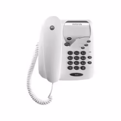 Motorola CT1, Téléphone analogique, Combiné filaire, 20 entrées, Noir