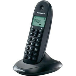 Motorola C1001L Téléphone DECT Identification de l'appelant Noir