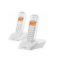 Motorola S12 Duo Téléphone DECT Identification de l'appelant Blanc