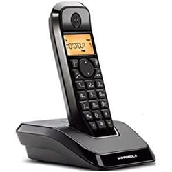 Motorola S1201 Téléphone DECT Identification de l'appelant Noir
