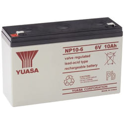 Yuasa NP10-6 Batterie de l'onduleur Sealed Lead Acid (VRLA) 6 V