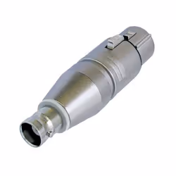 Neutrik XLR / BNC, XLR, BNC, Argent