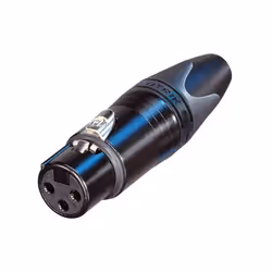 Neutrik NTR-NC3FXXB, XLR, Noir, Nickel, Polyamide, Polyéthylène, Polyoxyméthyléne (POM), Or, L 94 HB, IEC 61076-2-103, IP 40, ...