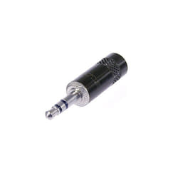 REAN NYS231B connecteur de fils 3.5mm Noir, Argent