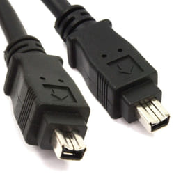 kenable 000079 câble firewire 2 m 4-p Noir