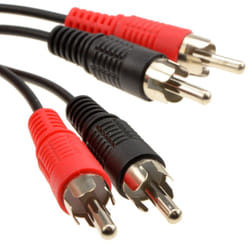 kenable 000212 câble audio 5 m 2 x RCA Noir
