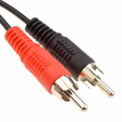 kenable 000212 câble audio 5 m 2 x RCA Noir