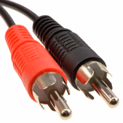 kenable 000212 câble audio 5 m 2 x RCA Noir
