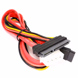 kenable 000910 câble SATA 0,5 m Noir, Rouge, Jaune