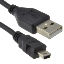 kenable 002001 câble USB 0,5 m USB 2.0 USB A Mini-USB B Noir