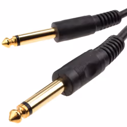 kenable 003366 câble audio 6 m 6,35 mm Noir