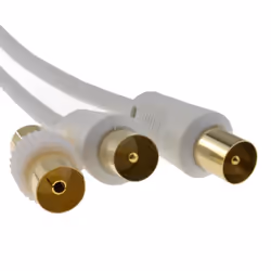 kenable 004962, 1,8 m, RF, RF, Blanc