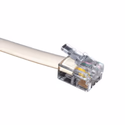 kenable 005771 câble de téléphone 1 m Blanc