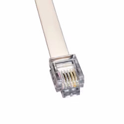 kenable 005771 câble de téléphone 1 m Blanc