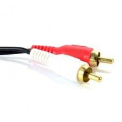 kenable 007915 câble audio 1 m 3,5mm 2 x RCA Noir